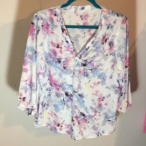 Abstract Pastel Blouse